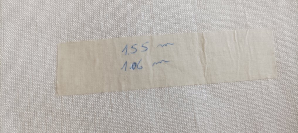 Excellent batch of 8 new pieces, in linen. - Textile (8)  - 0 cm - 0 cm - No reservation #3.2