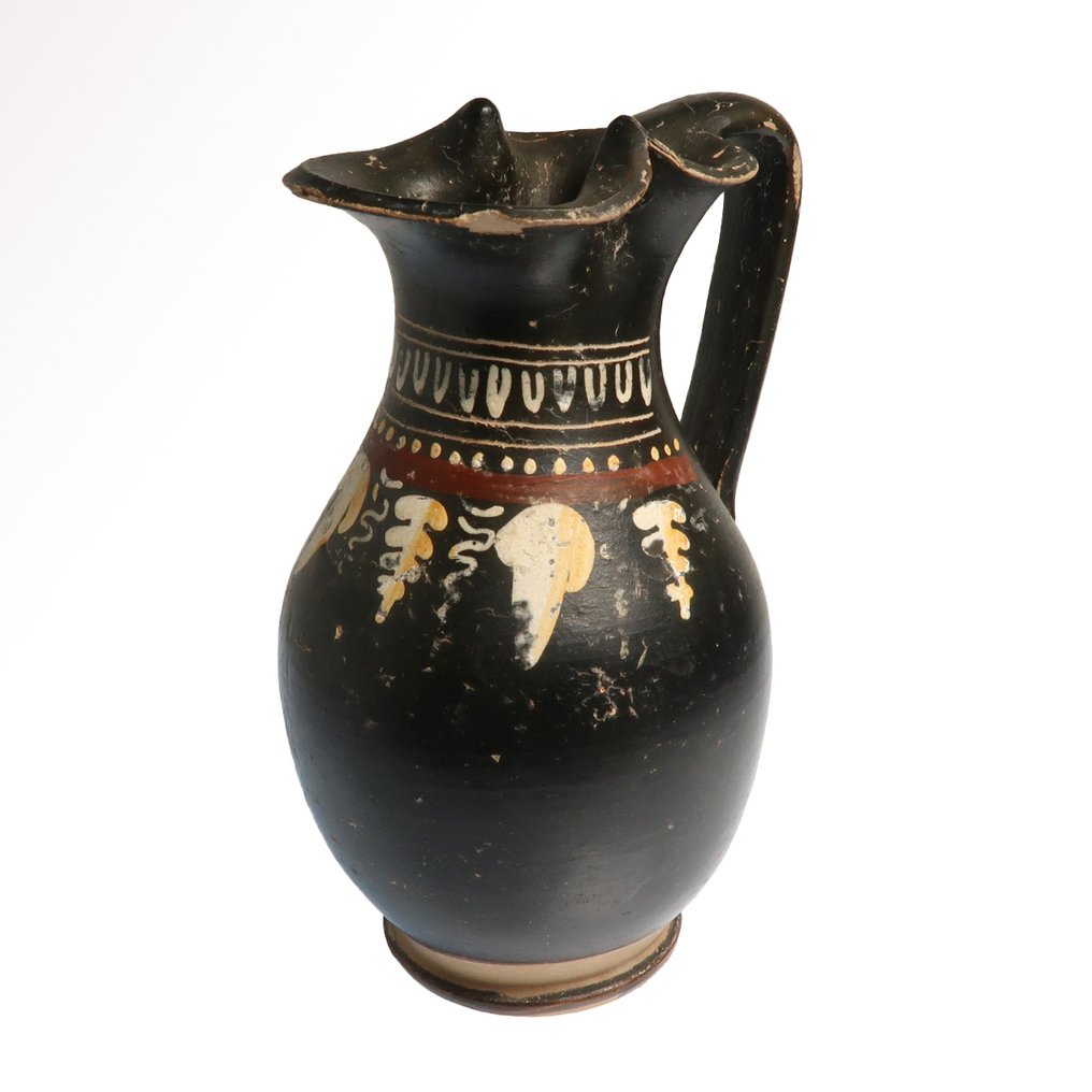 Greco antico, apulo, gnaziano Terracotta Oinochoe #1.0