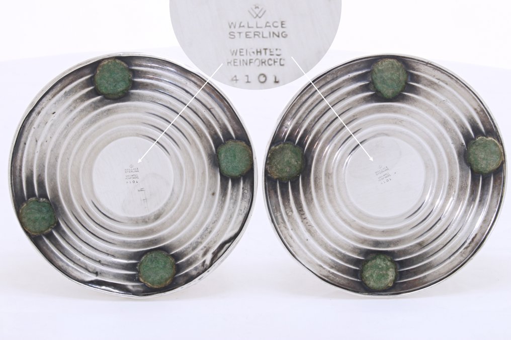 燭台 (2) - .925 銀 - 银烛台 Wallac #3.2