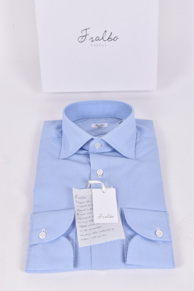 FRALBO NAPOLI - 40 - Katoen - No reserve price - Overhemd - Nieuw met tags #1.0