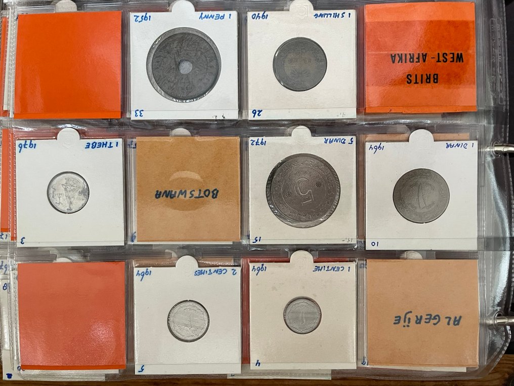 Αφρική και Αυστραλία. Verzameling in munthouders 1917-1996 (308 items)  (χωρίς τιμή ασφαλείας) #1.0