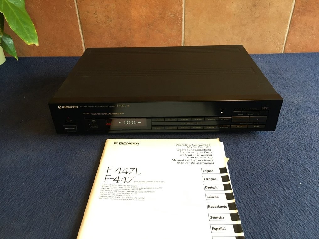 Pioneer - F-447L mint Tuner #3.2