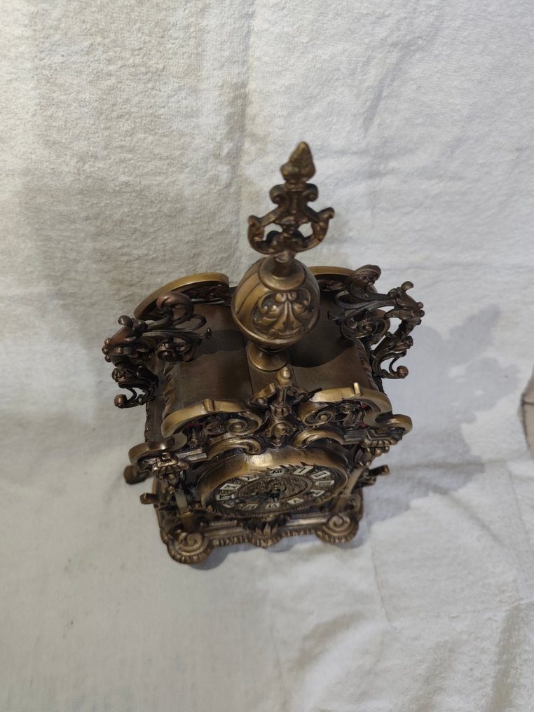 Orologio da consolle - Ottone - 1970-1980 #3.2