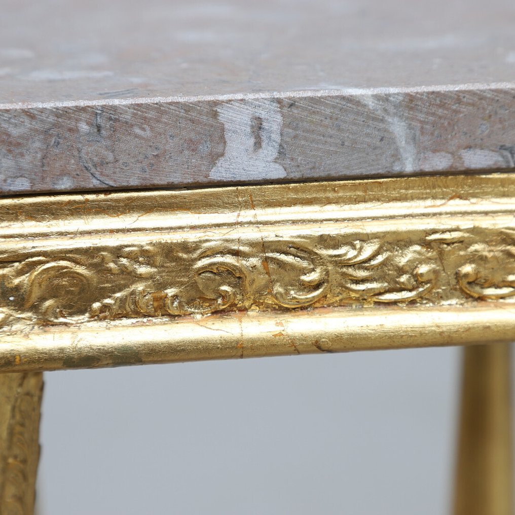 Bureau à caissons - Marbre, Bois, Bois doré #4.3