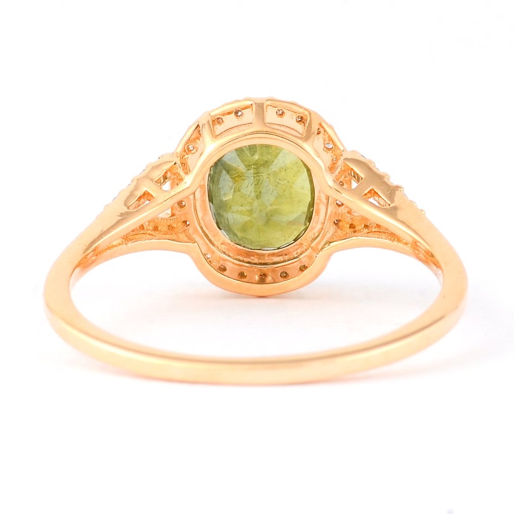 沒有保留價 - 戒指 - 14 克拉 黃金 - 1.87ct. tw. 藍寶石 - 鉆石 #3.2