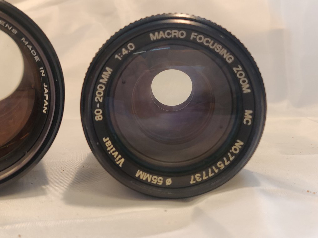 Canon, Vivitar FD lens set: FD 2,5/135mm S.C. + Vivitar 4/80–200mm Macro Zoom + Ext. tubes | Telelens #4.3