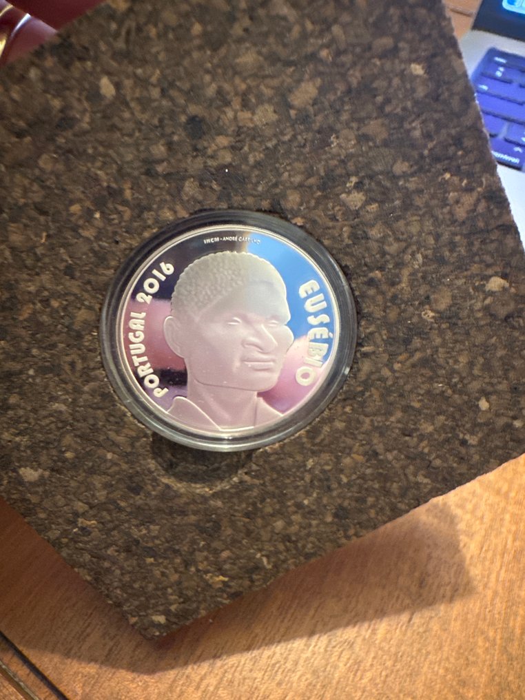 Πορτογαλία. 7.5 Euro 2016 "Eusebio - O Pentera Negra" Proof  (χωρίς τιμή ασφαλείας) #3.2