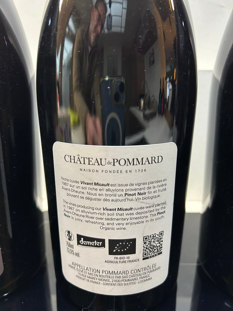 2022 Ch teau de Pommard "Vivant Micault" - Pommard - 3 Pullot (0.7 L) #2.1