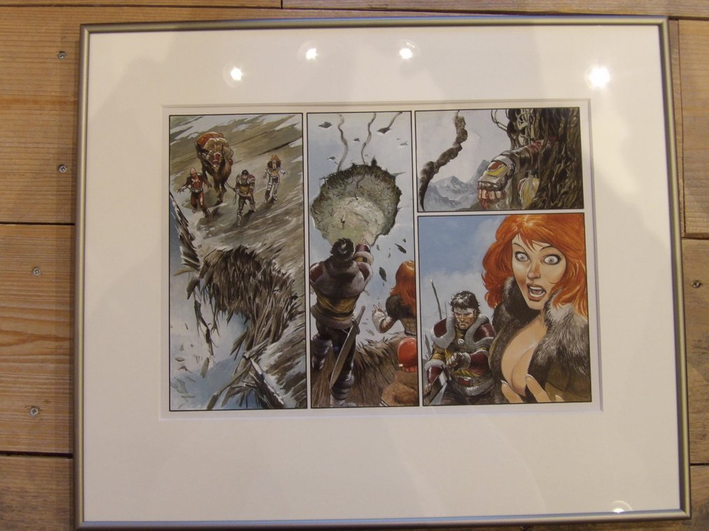 Romano Molenaar + Jorg de Vos - Storm 26 - De Muiters van Anker - originele halve pagina - 1 x original page - 2011 #2.1