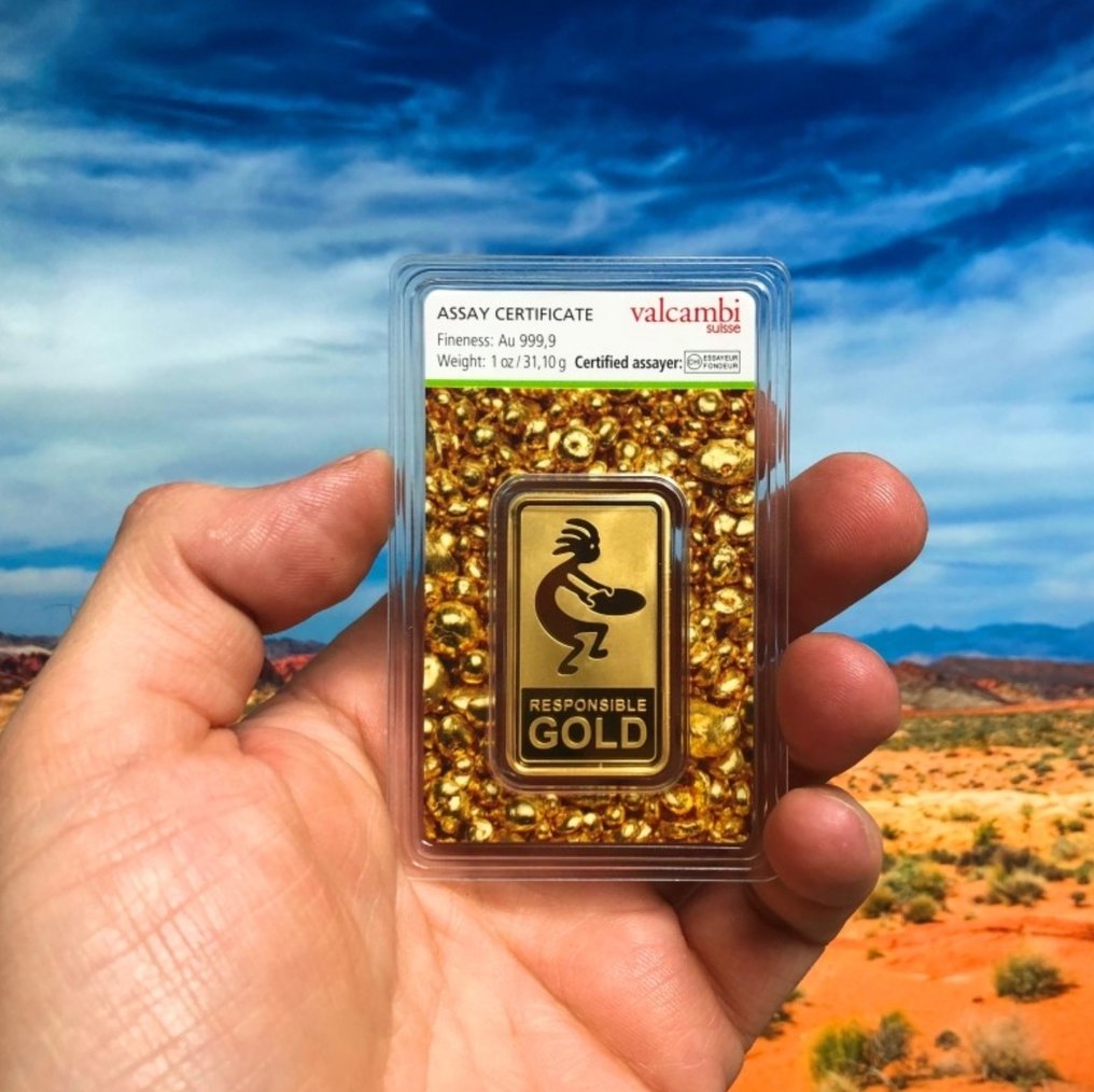 1 Troy Ounce - Oro .999 - ESG - Auropelli - Valcambi SA - Sigillato e con certificato #2.1