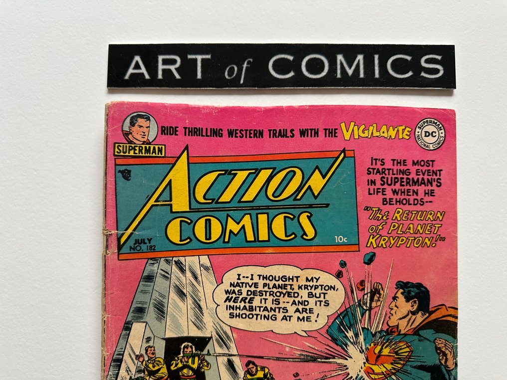 Action Comics #182 - The Return of Planet Krypton - 1 Comic - First edition - 1953 #1.0