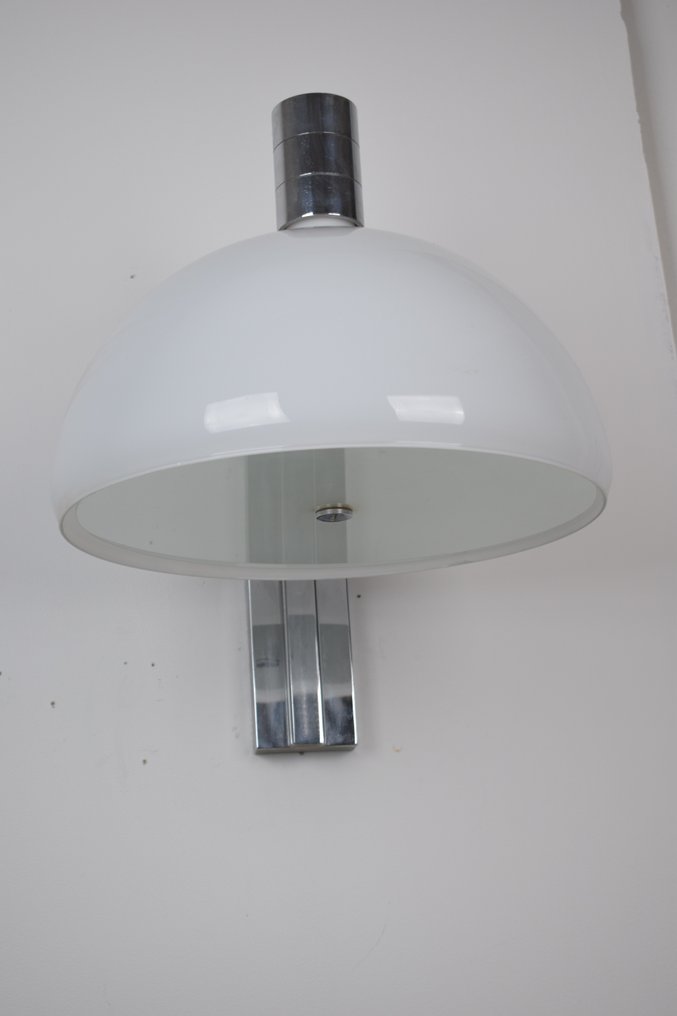 Sirrah - Franco Albini, Franca Helg - 壁突式照明 - AM/AS - 玻璃, 钢 #4.3