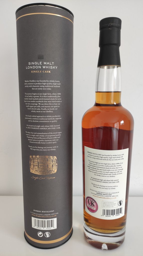 Bimber - Single Re-Charred Cask No. 68  - b. 2020  - 70cl #4.3