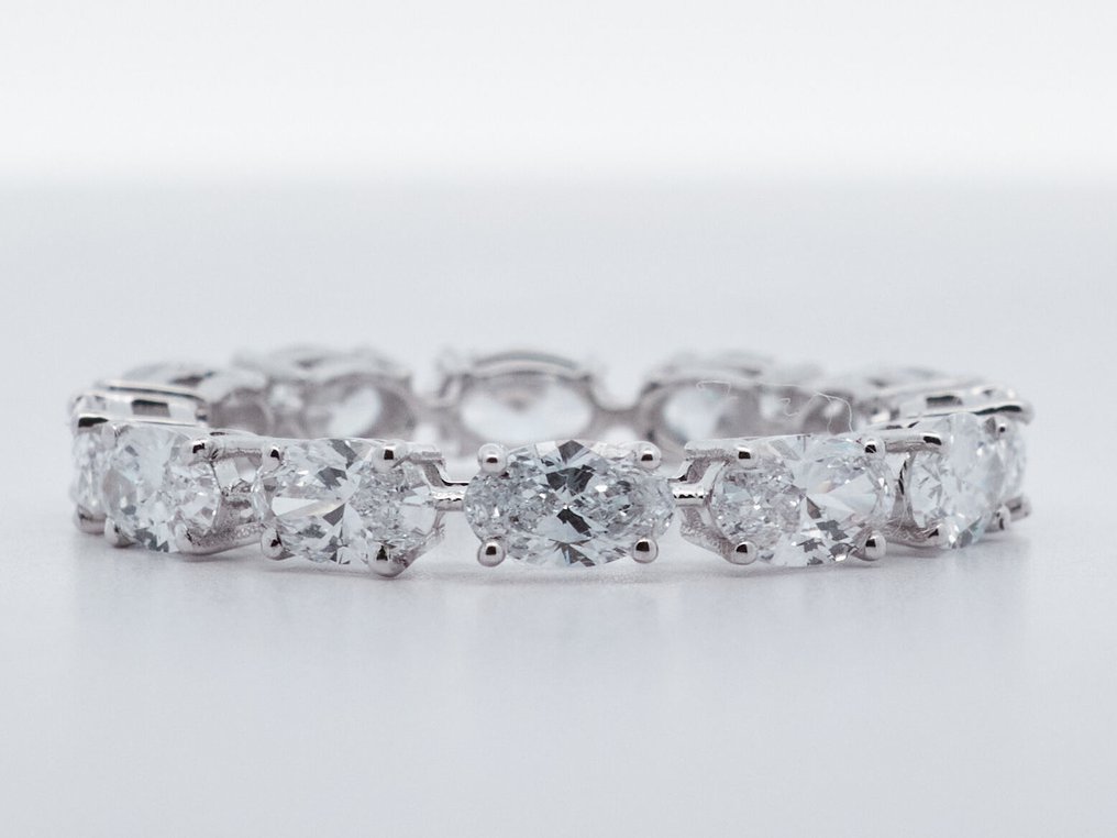 χωρίς τιμή ασφαλείας - Δαχτυλίδι - 14 καράτια Λευκός χρυσός - 2.28ct. tw. Διαμάντι (Εργαστηριακής καλλιέργειας) #1.0