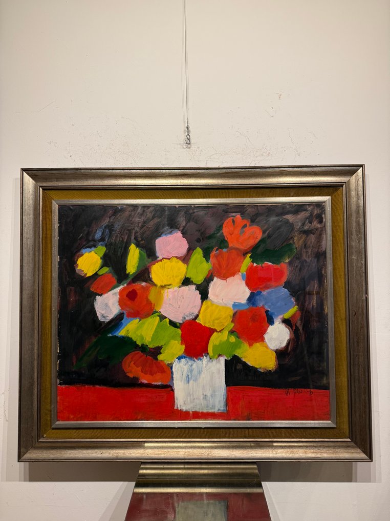 Italian school (XX) - Vaso di fiori - XL format #1.0