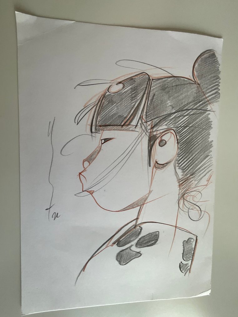 Michetz, Marc - 1 Original colour drawing - Geisha - 2020 #4.3