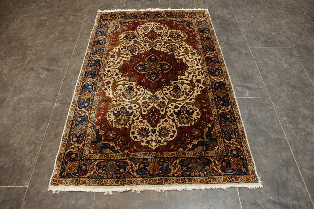 Tabriz - Teppich - 140 cm - 100 cm - Signiert #1.0