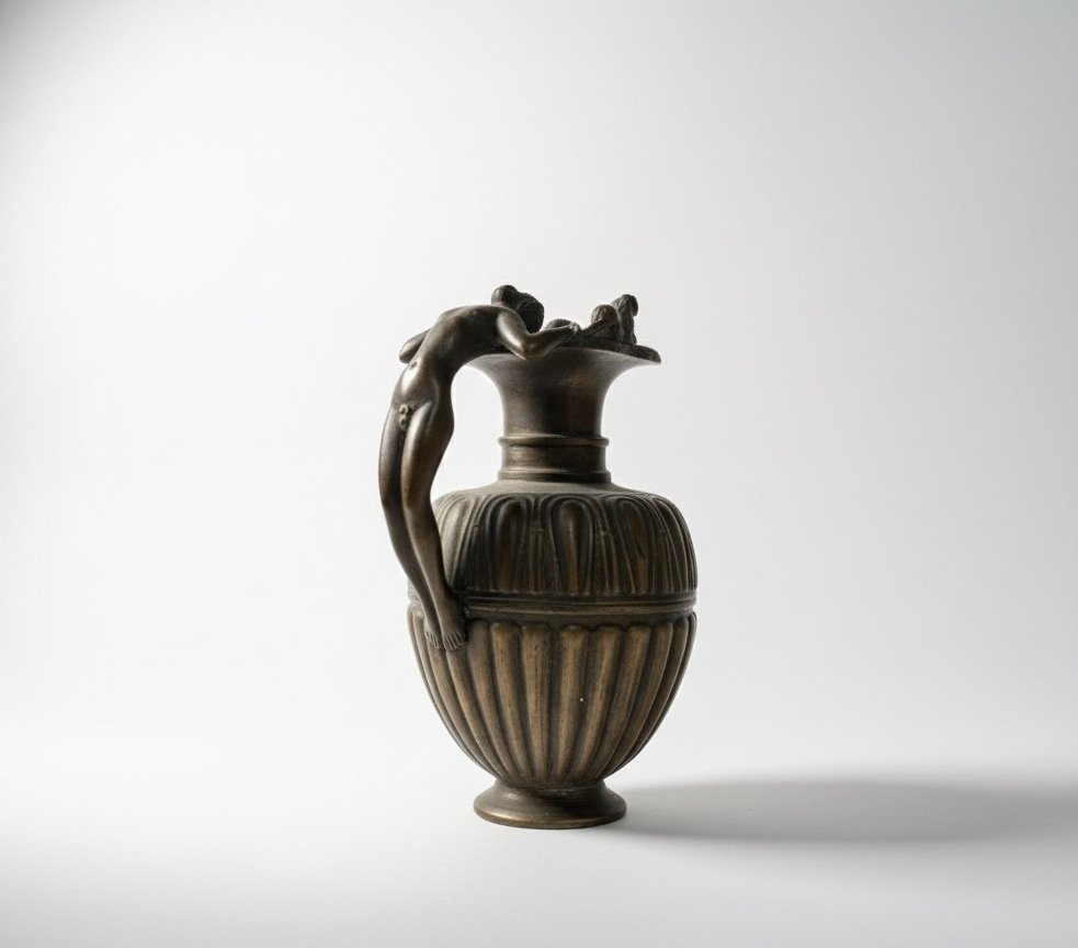 Karaf - Brons - Bronzetto, brocca, replica #3.2