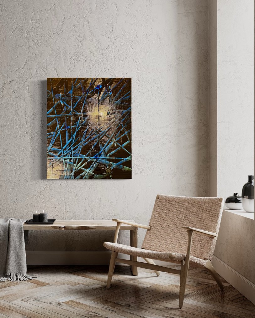 Ronan Martin - Le Jeu du Mikado - Hommage à Pierre Soulages - NO RESERVE PRICE #1.0