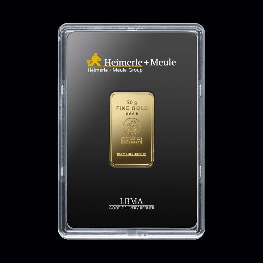 20克 - 金色 .999 - Heimerle + Meule - 已封口 #2.1