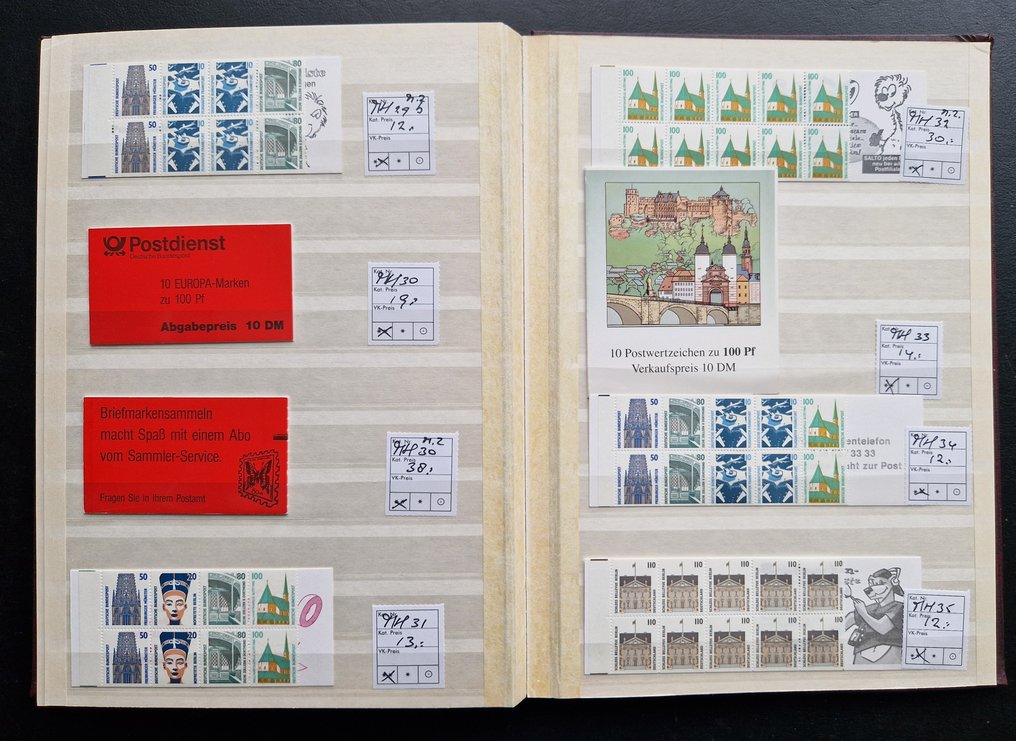 BRD 1947/2001 - 集邮册，包括多种不同类型，供专家使用。 #3.2