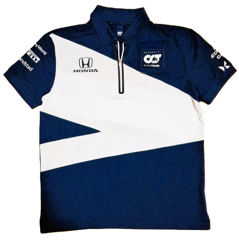 2021 - Φανέλα Φόρμουλα 1, Πόλο ομάδας της Scuderia AlphaTauri x Honda (Δεν είναι αντίγραφο οπαδού) – 2021 Πρωτότυπο πόλο της  #1.0
