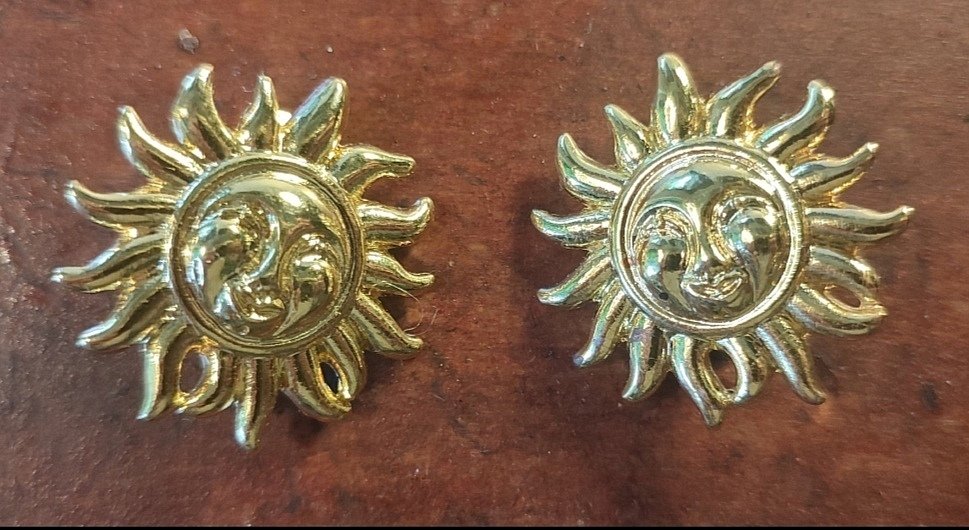 Versace - Μέταλλο, Gold-plated - Σκουλαρίκια με κλιπ - Ohrclips από το 1982 #3.2