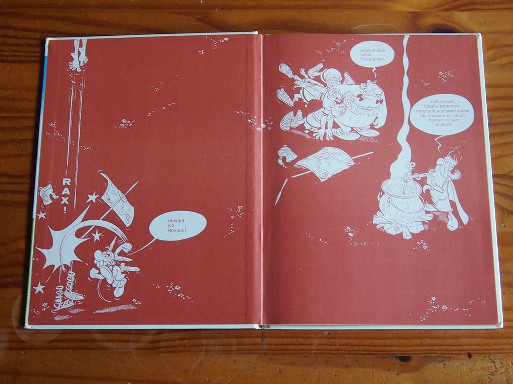 Asterix 1 en 4 - Asterix Gallus, Gladiator - 2 Album - Ensipainos - 1973/1974 #3.2