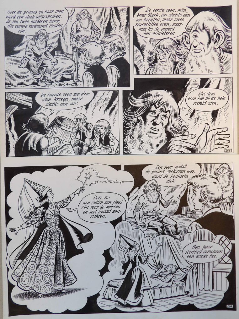 Broeckx, Jeff - Originele pagina Dag en Heidi 11 - De Kristallen Waterval - p.26 - 1 x 原始页面 - 1984 #2.1