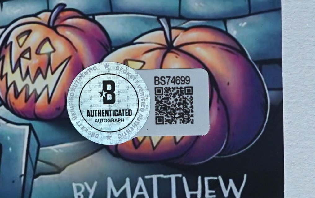 Nightmare before Christmas - Corpse Kid (Debi Durst) - Autograph, Photo With Beckett COA #2.1