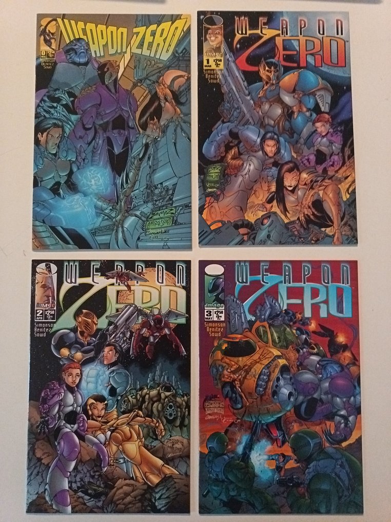 Weapon Zero #T1-T4, #0-15 - Weapon Zero - 20 Comic collection - Πρώτη έκδοση - 1996/1997 #3.2