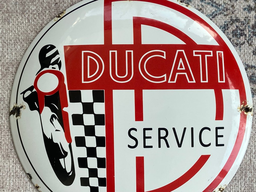 Sign - Ducati - Plaque émaillée #2.1