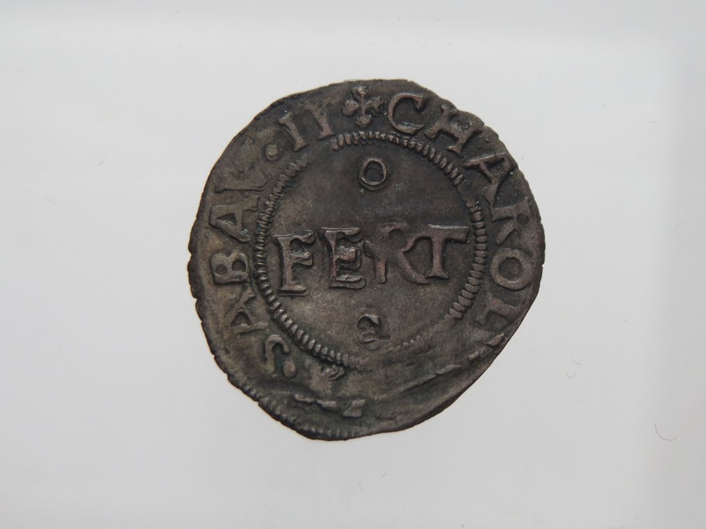 Italien, Savoyen Quarto di II tipo Carlo II (1504-1553)  (Ingen mindstepris) #1.0