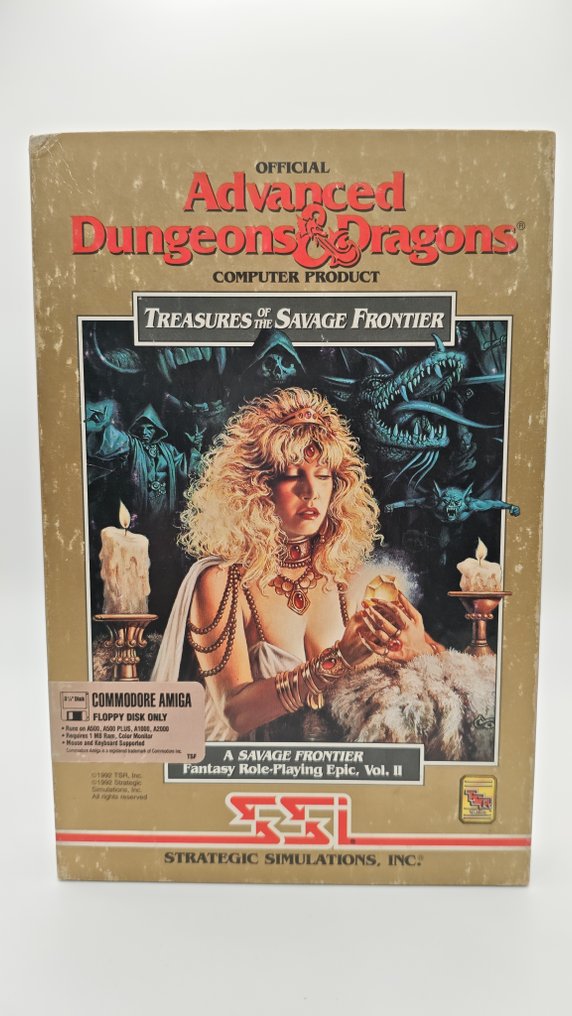 Amiga, Commodore - Advance Dungeons & Dragons Treasures of the Savage frontier - Βιντεοπαιχνίδια - Στην αρχική του συσκευασία #1.0