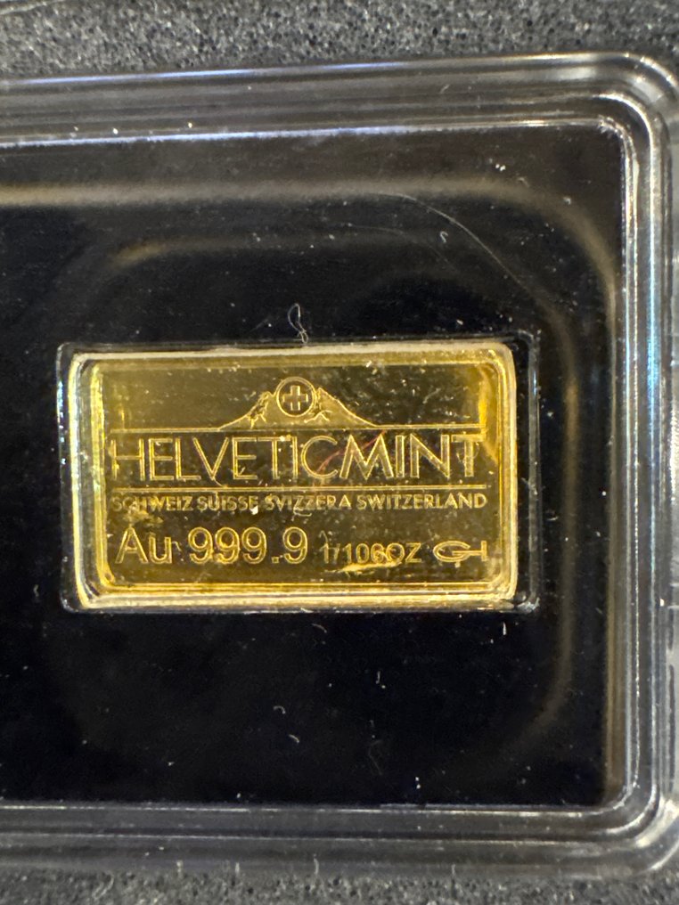 Sveitsi. Gold medal Piz Bernina 1/100 oz(.999) mit CoA  (Ei pohjahintaa) #1.0