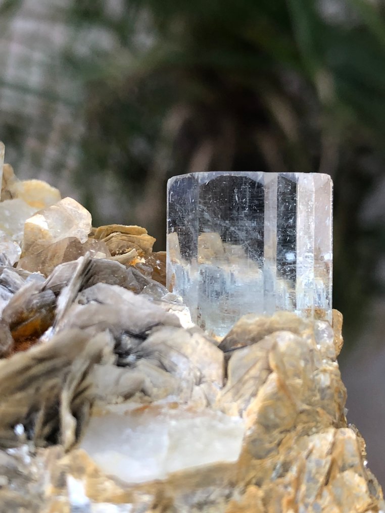 Ακουαμαρίνης Δείγμα - Ύψος: 47 mm - Πλάτος: 78 mm- 192 g - (1) #1.0