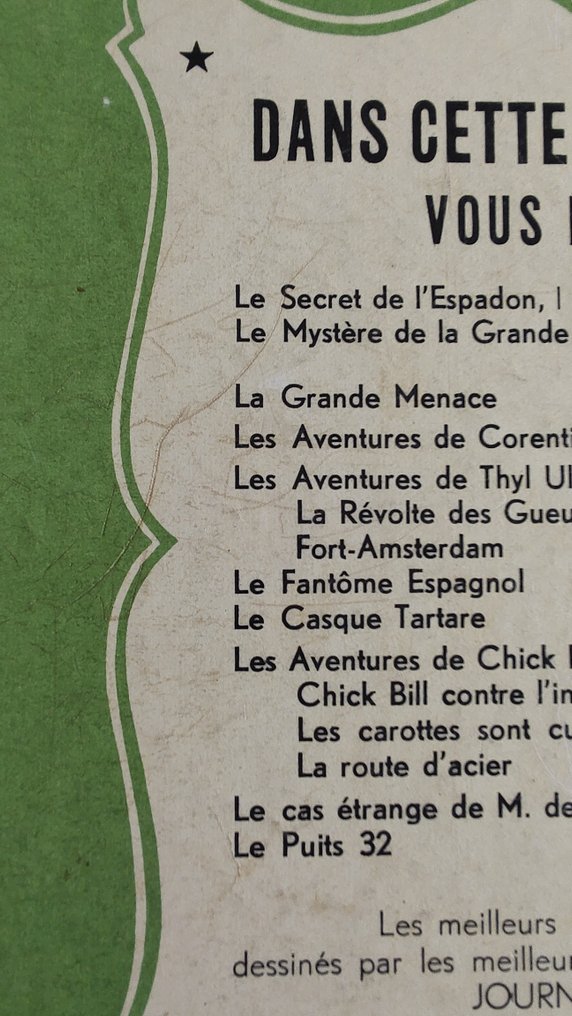 Blake & Mortimer T5 - La Marque jaune - C - 1 Album - Ensipainos - 1956 #3.2