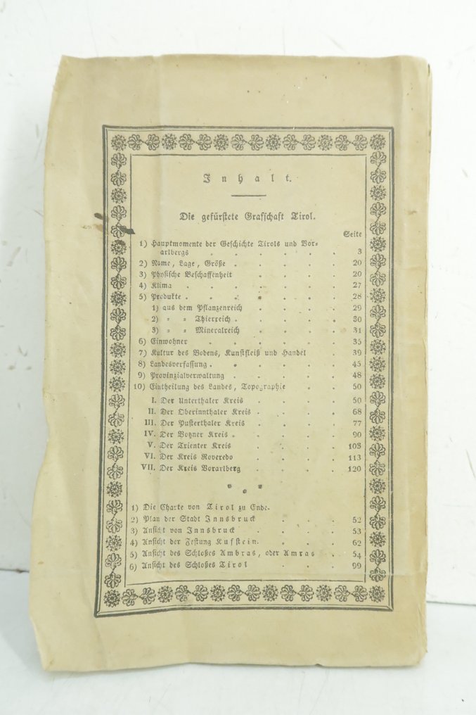 Anton Adolf Schmidl - Die gefürstete Grafschaft Tirol mit Vorarlberg [Tyrol ; Autriche] - 1827 #2.1