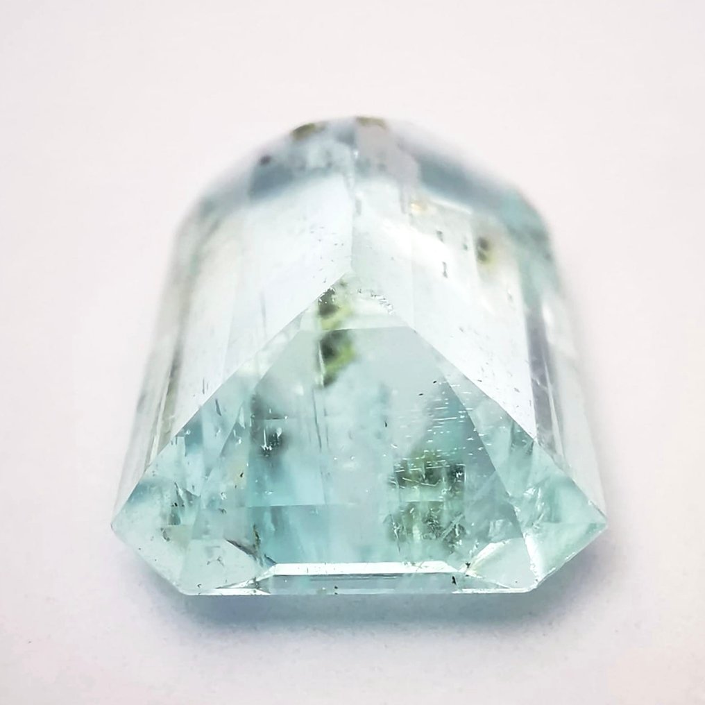 χωρίς τιμή ασφαλείας Ακουαμαρίνης  - 5.42 ct - Antwerp Laboratory for Gemstone Testing (ALGT) - Πολύ ανοιχτό μπλε #3.2
