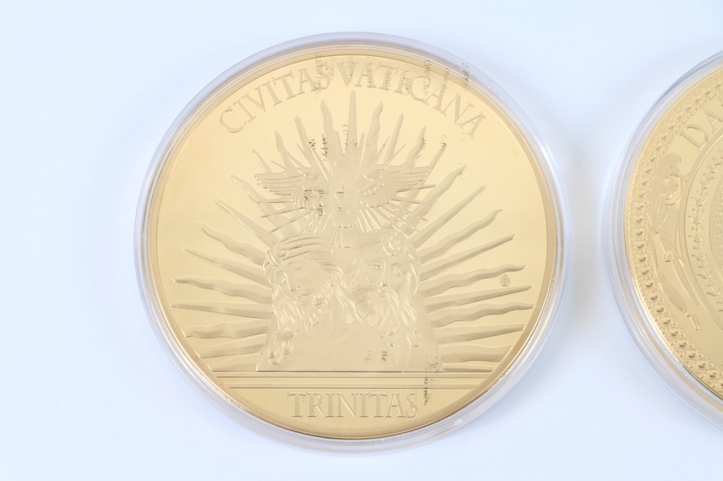 Netherlands. Medal 2x Herdenkingsmunt (2x 376 Gram) (Proof) Verguld  (No reserve price) #4.3