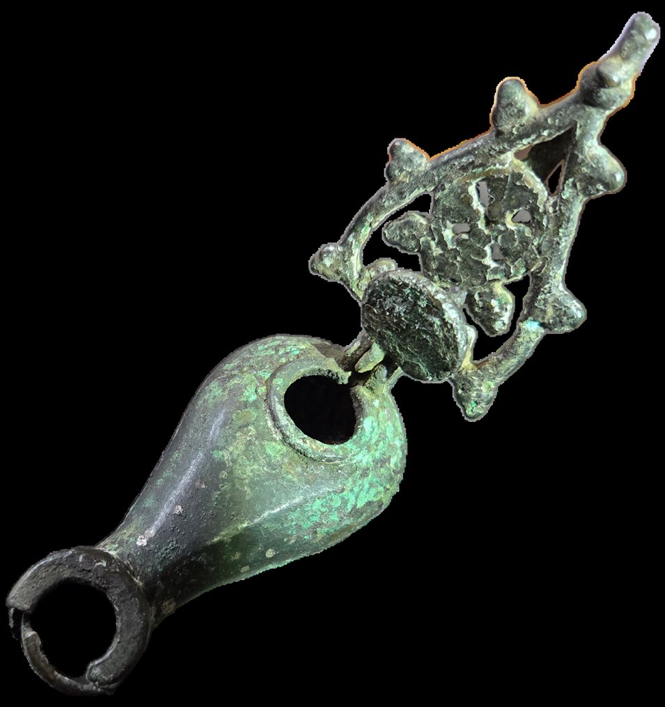 Βυζαντινή Μεσαιωνικό μπρούντζινο λάδι  (χωρίς τιμή ασφαλείας) #4.3