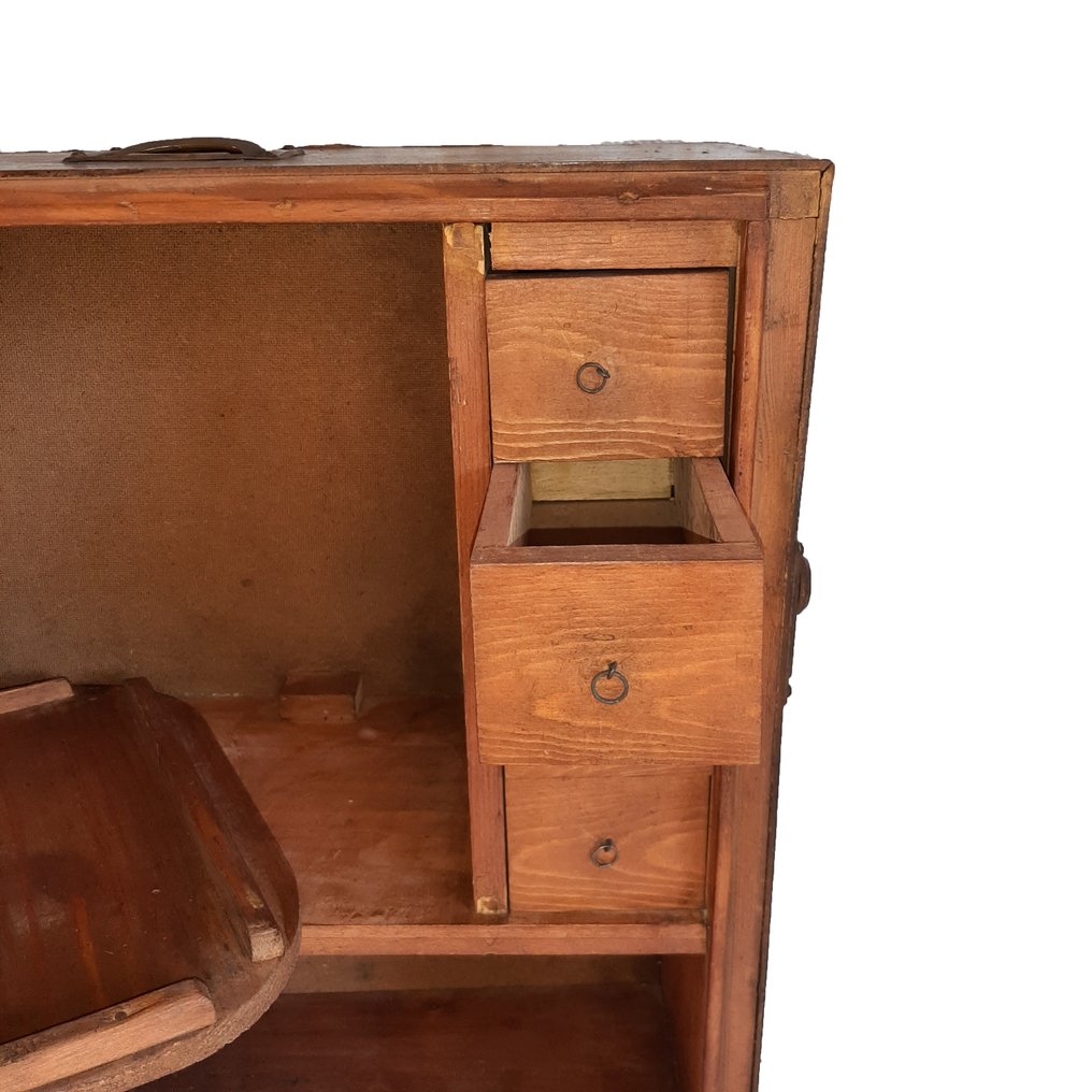 Bureau cabinet - Hardwood - γραφείο στρατιωτικό κιβώτιο #3.2