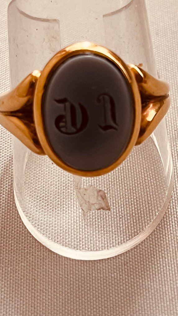 Δαχτυλίδι με σφραγίδα - 18 καράτια Κίτρινο χρυσό #2.1