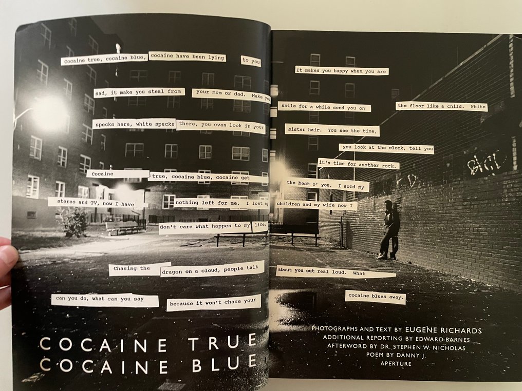 Eugene Richards - Cocaine True Cocaine Blue - 1994 #4.3