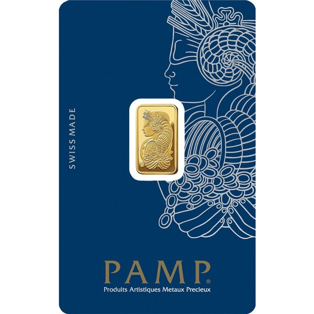 2,5 grams - Gold .999 - PAMP - Sealed & with certificate #1.0
