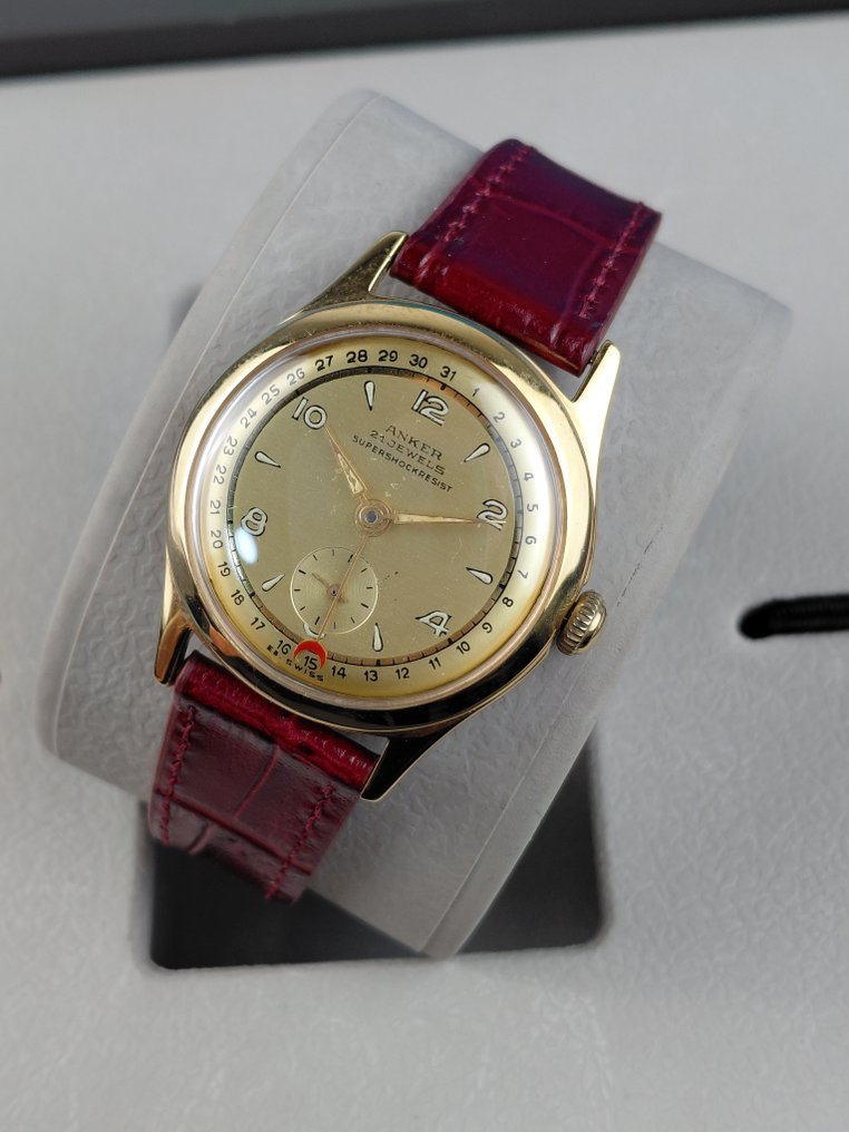 Anker - Sport - Pointer date - Wind up - Ingen mindstepris - Mænd - 1950-1959  #1.0