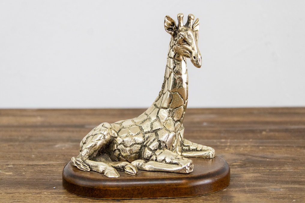 CASTAGNA - Statuetta - Giraffa - .925 argento, laminato #1.0