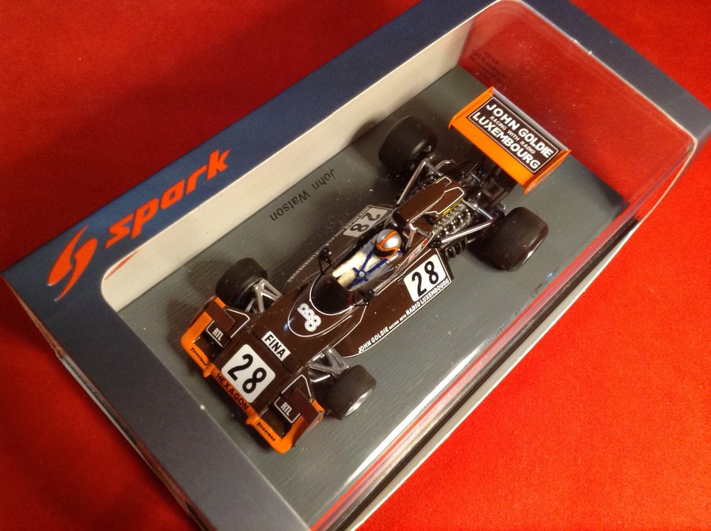 Spark 1:43 - 模型赛车 - ref. #S4785 Brabham Ford BT42 "John Goldie" F.1 6° Monaco GP 1974 #28 John Watson - 优质，几乎全新，如今难得一见。 #2.1