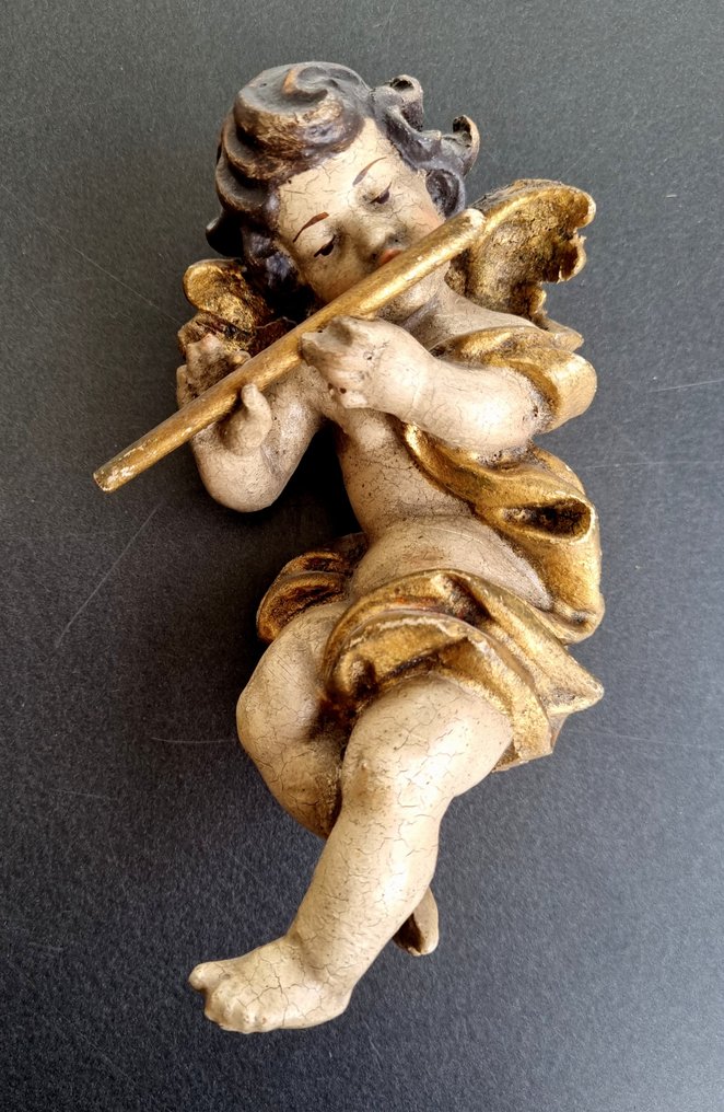 Αγαλματίδιο - Südtirol Engel Putte ca. 17 cm - Ξύλο #1.0