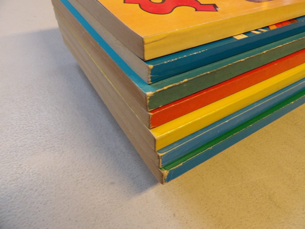 Sjors en Sjimmie lot van 7 oude Spaarnestad uitgaven - allen in zeer fraaie staat - 7 Album - 1958/1967 #3.2